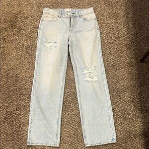 PacSun Light Blue Straight Leg low rise Jeans never worn